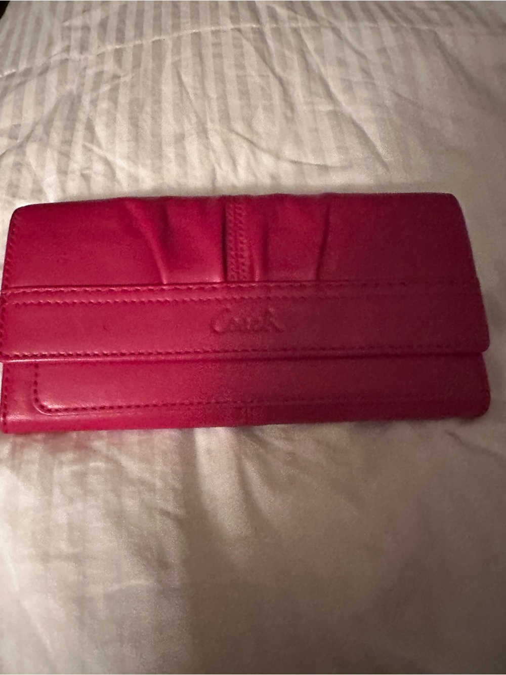 Coach leather wallet